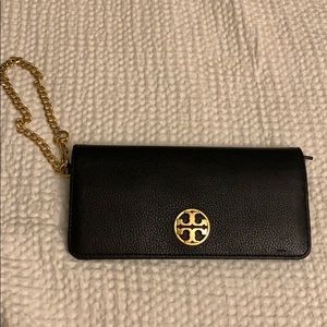 Tory Burch wrist wallet.